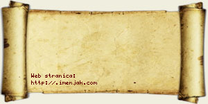 Janko Kovačev vizit kartica